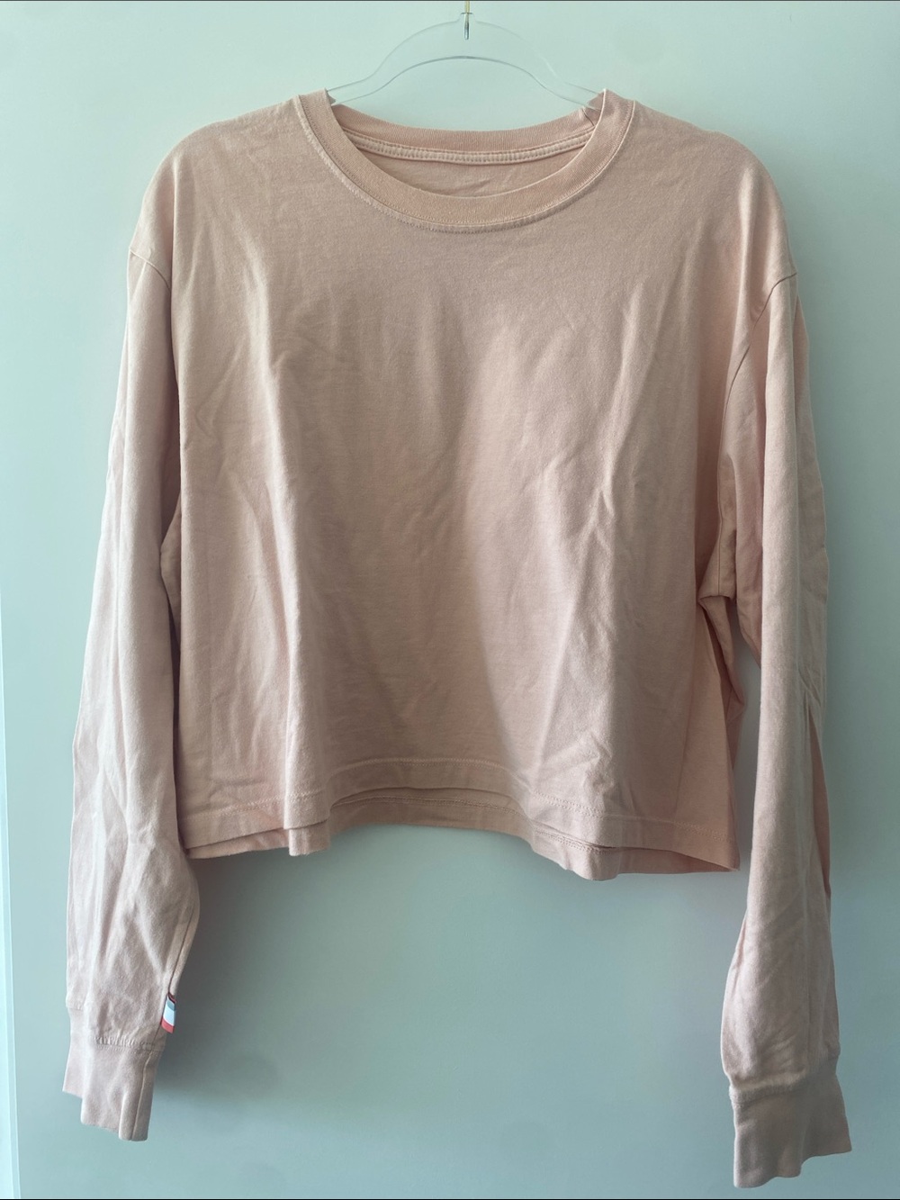 Province of Canada pink crop shirt